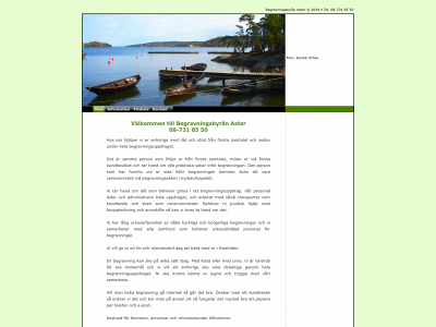 begravningsbyran-aster.se snapshot