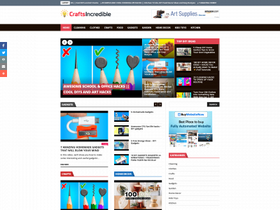 craftsincredible.com snapshot