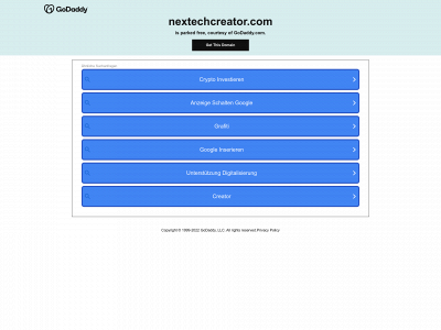 nextechcreator.com snapshot