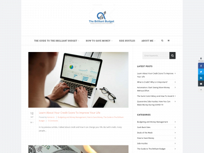thebrilliantbudget.com snapshot
