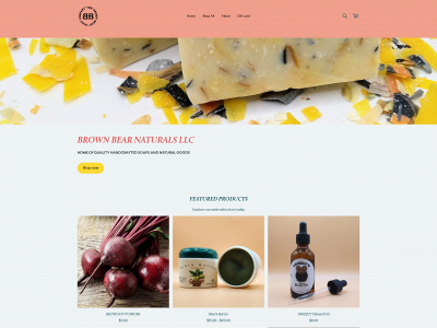 brownbearsoaps.com snapshot