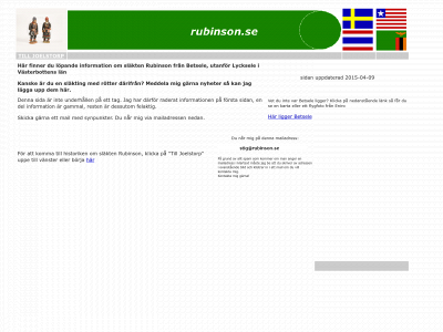 rubinson.se snapshot