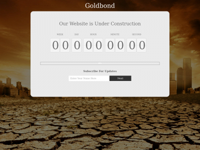 goldbond.org snapshot