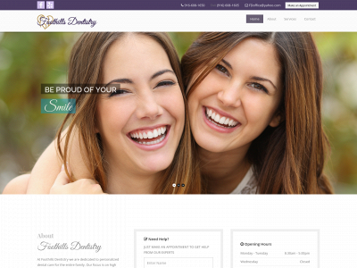 foothillsdentistry.net snapshot