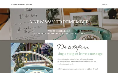 audioguestbook.be snapshot