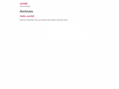 urwb.be snapshot