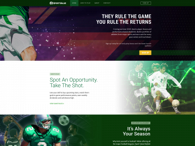 sportvalue.co snapshot