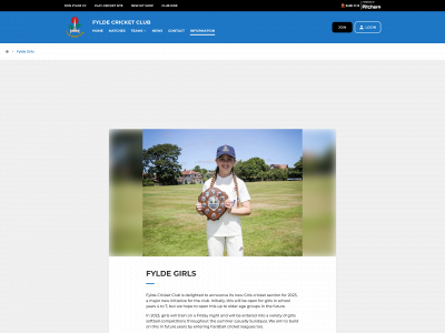 fyldecricket.co.uk snapshot