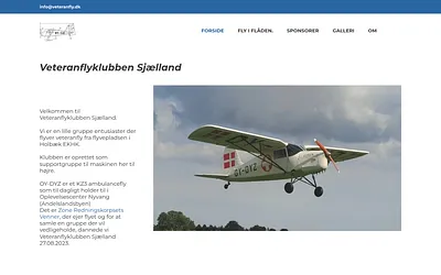 veteranfly.dk snapshot