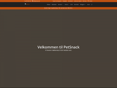 petsnack.dk snapshot