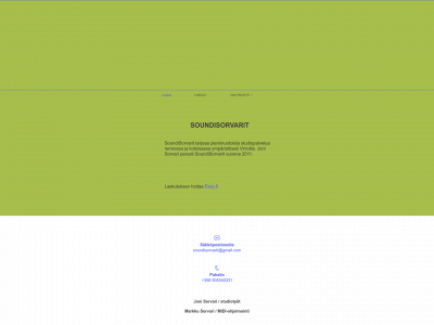 soundisorvarit.fi snapshot