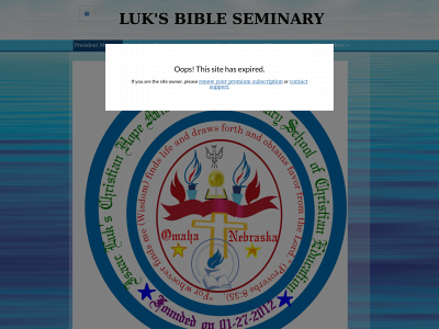 lukbibleseminaryschool-education.org snapshot