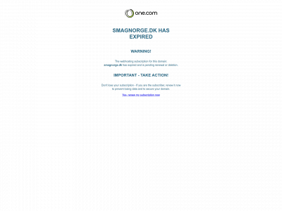smagnorge.dk snapshot
