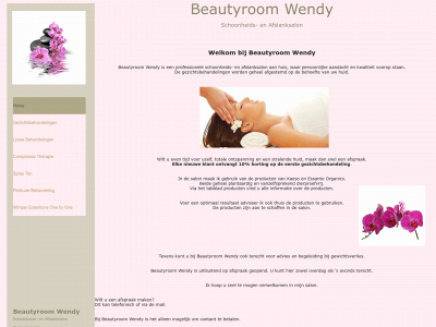 beautyroomwendy.nl snapshot