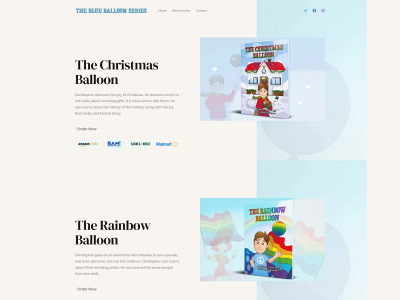theblueballoonseries.com snapshot