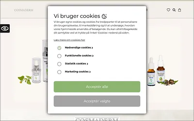 cosmaderm.dk snapshot