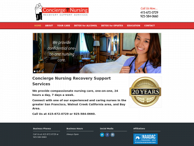 conciergenursingrecovery.com snapshot
