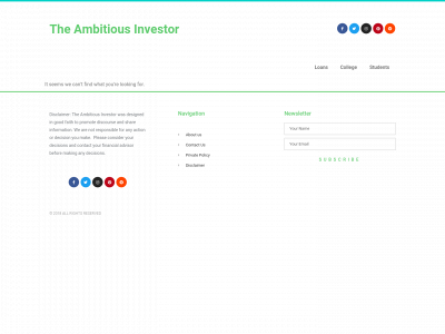 theambitiousinvestor.com snapshot