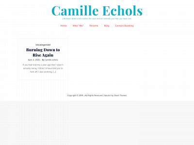 camilleechols.com snapshot
