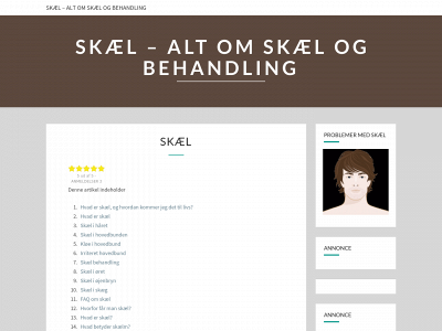 skael.dk snapshot