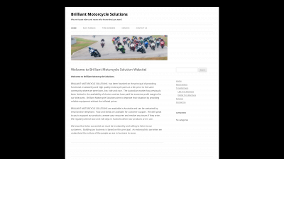 brilliantmotorcyclesolutions.com snapshot