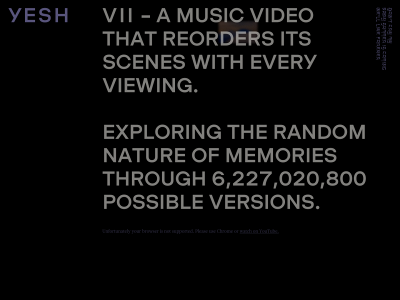 thisisyesh.com snapshot