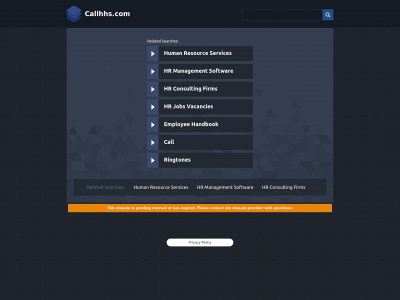 callhhs.com snapshot