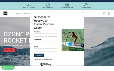 www.kitesurfandsup.com snapshot