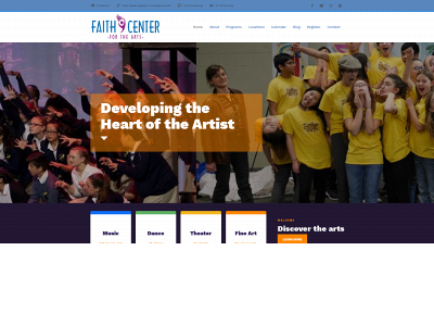 faithcenterarts.site snapshot