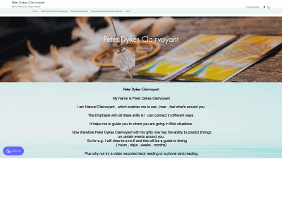 peterdykesclairvoyant.co.uk snapshot