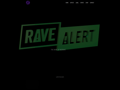 ravealert.be snapshot