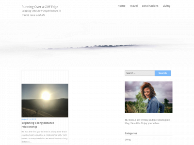 runningoverthecliffedge.com snapshot