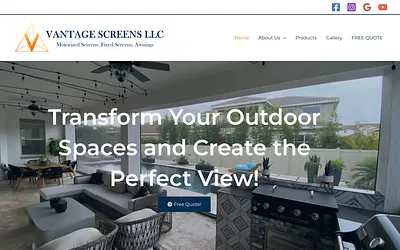 vantagescreensllc.com snapshot