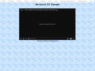 recoverytveurope.one snapshot