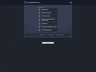 arcadeplayworld.com snapshot