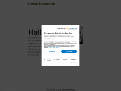 sentrans.de snapshot
