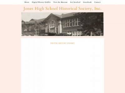 joneshighschoolhistoricalsociety.org snapshot