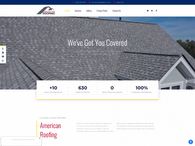 americanroofingpro.com snapshot