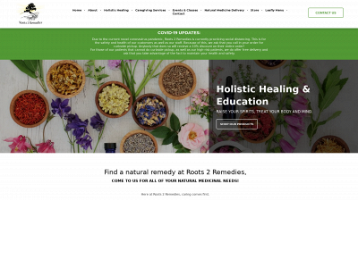 roots2remedies.com snapshot
