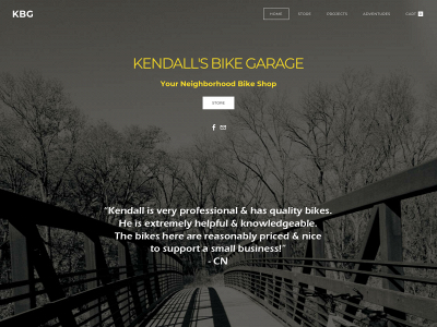 kendallsbikegarage.com snapshot