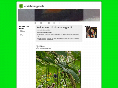 christabugge.dk snapshot