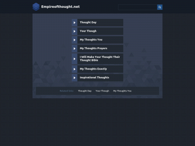 empireofthought.net snapshot
