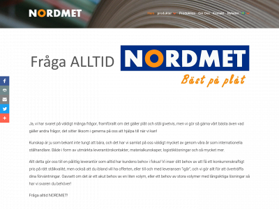 nordmet.se snapshot