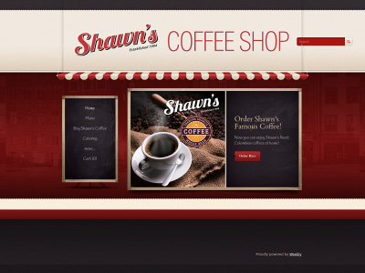 www.shawnscoffee.com snapshot
