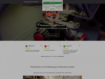 sicherheitstechnik-wimmer.de snapshot
