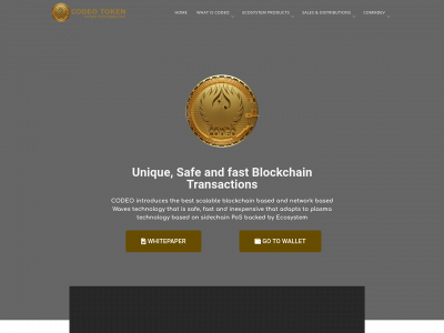 codeotoken.com snapshot