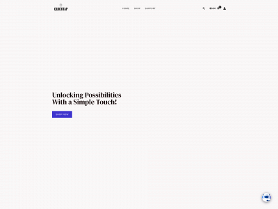 quicktap.tech snapshot