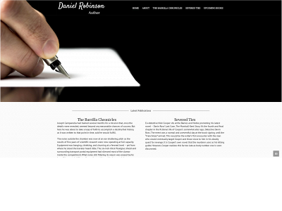 danielrobinsonauthor.com snapshot