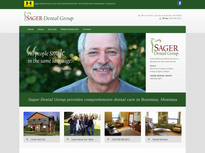sagerdentalgroup.com snapshot