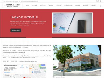 sanchezjuradoabogados.com snapshot